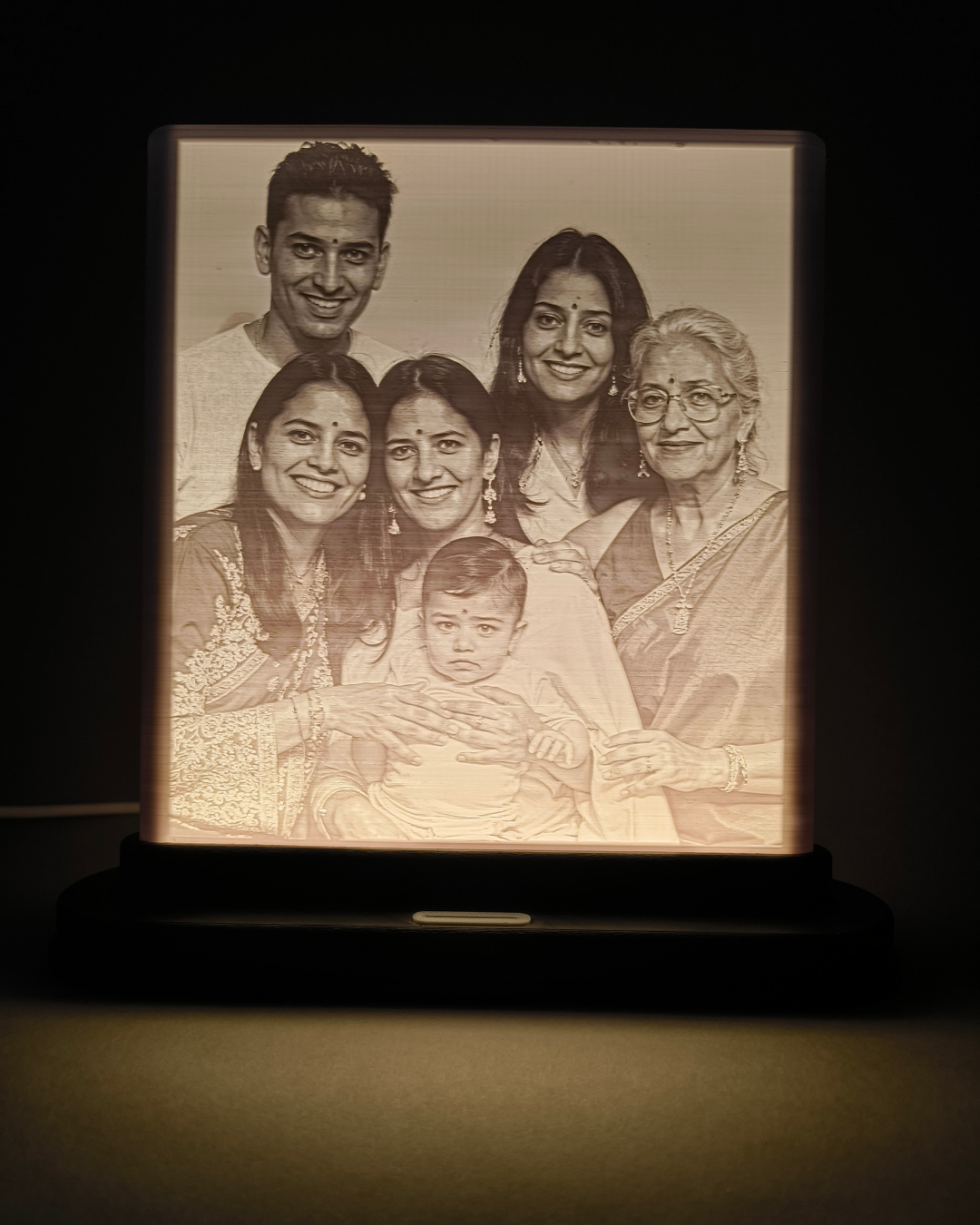 Aivanha Lume³ – Custom 3D Lithophane Photo Frame