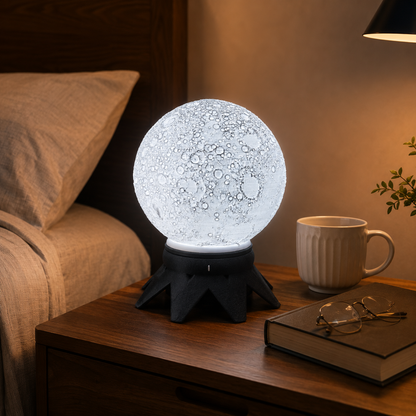 Aivanha Rotating Moon Lamp | Premium Lunar Decor Light
