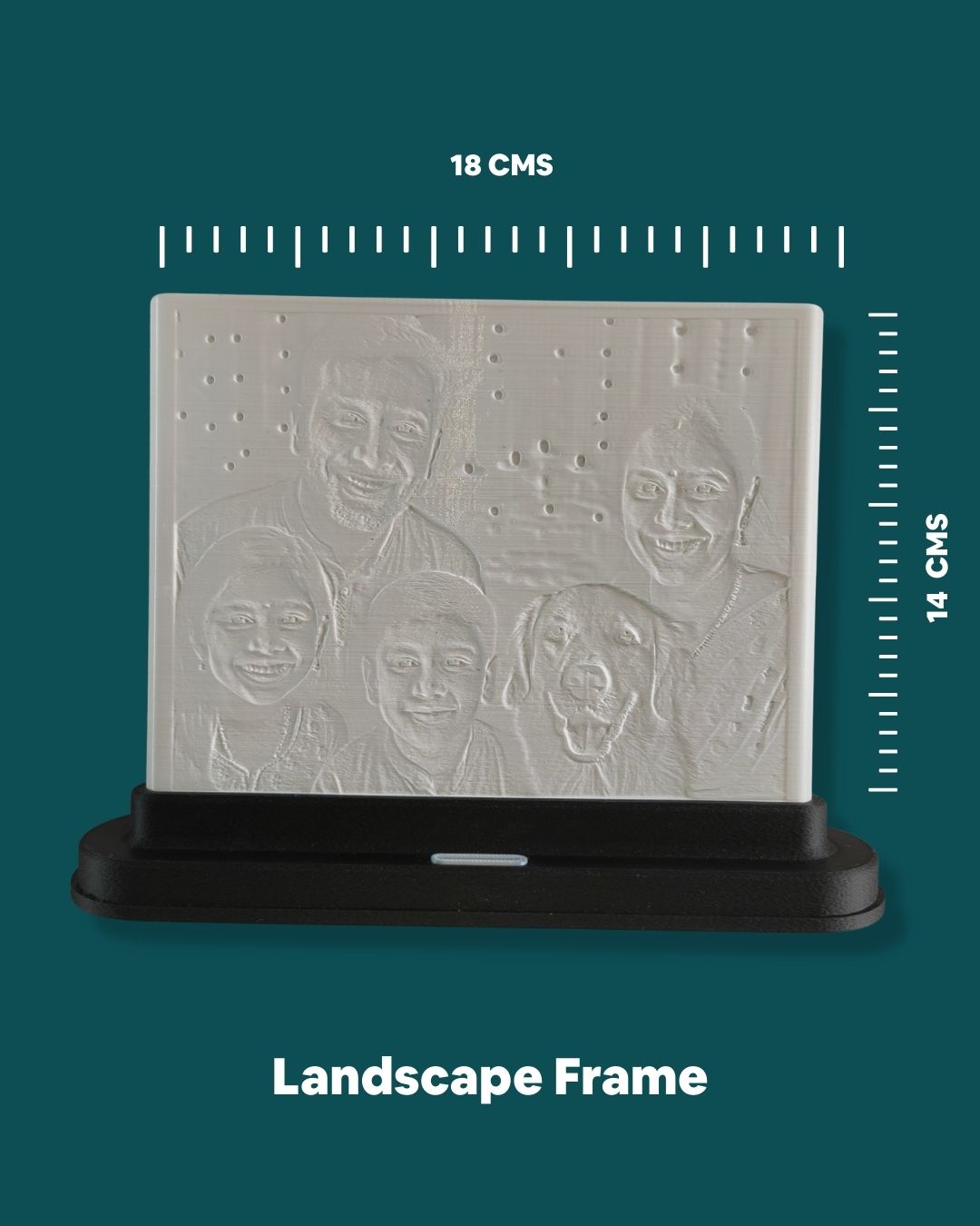 Aivanha Lume³ Dual – Custom 3D Lithophane (Double Sided)