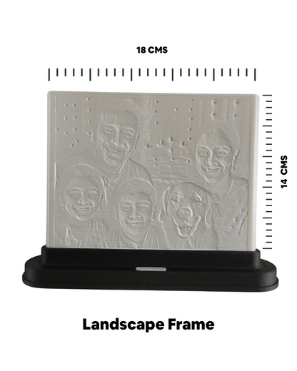 Aivanha Lume³ – Custom 3D Lithophane Photo Frame