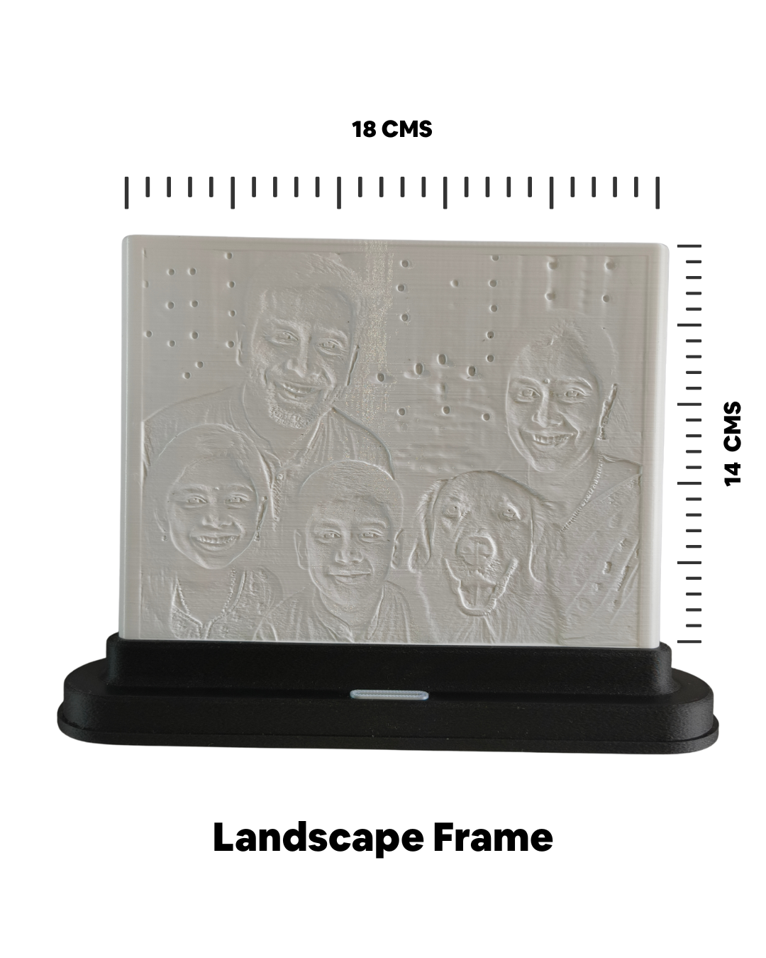 Aivanha Lume³ – Custom 3D Lithophane Photo Frame