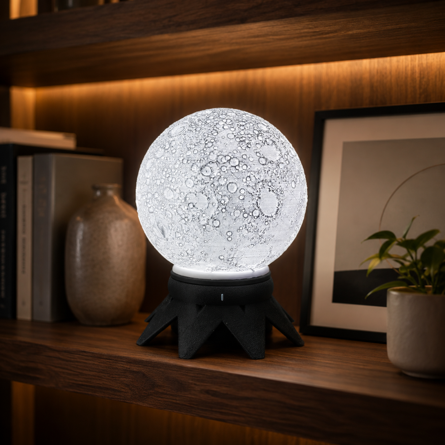 Aivanha Rotating Moon Lamp | Premium Lunar Decor Light