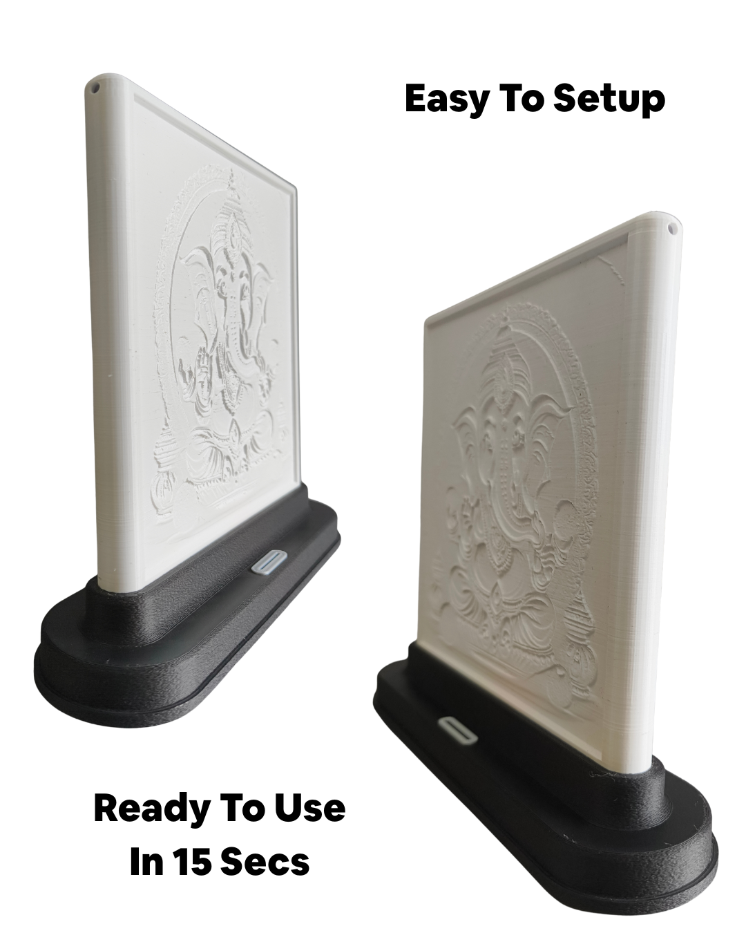 Aivanha Lume³ – Custom 3D Lithophane Photo Frame