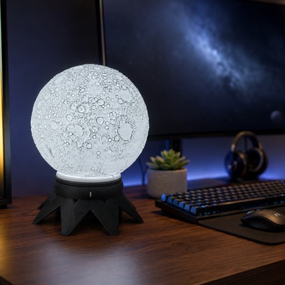 Aivanha Rotating Moon Lamp | Premium Lunar Decor Light