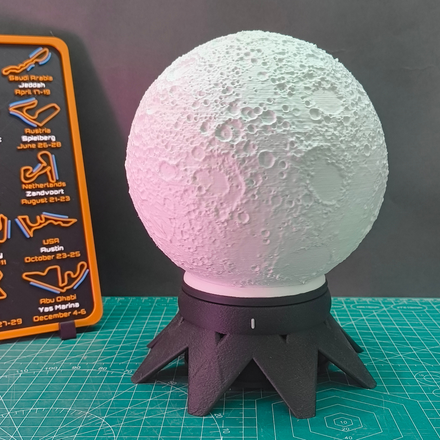 Aivanha Rotating Moon Lamp | Premium Lunar Decor Light