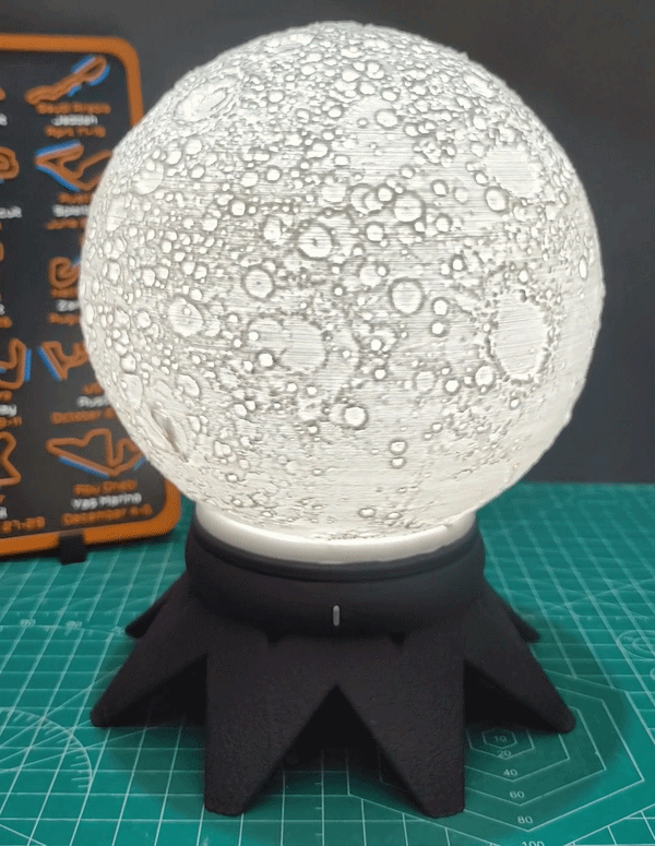 Aivanha Rotating Moon Lamp | Premium Lunar Decor Light