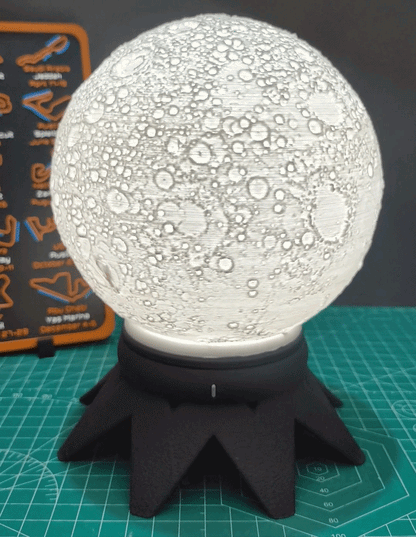 Aivanha Rotating Moon Lamp | Premium Lunar Decor Light