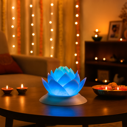 Aivanha LotusGlow - Diwali Decorative LED Candle Light (Pack of 2)