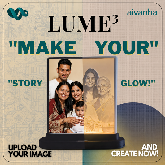 Aivanha Lume³ – Custom 3D Lithophane Photo Frame