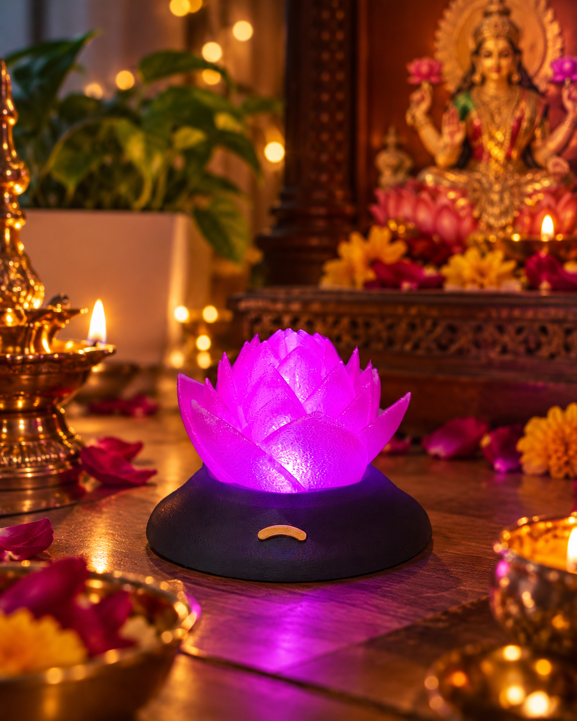 Aivanha Lotus Lamp – Rechargeable Touch Lamp